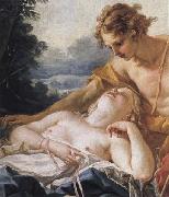 Francois Boucher Details of Daphnis and Chloe France oil painting reproduction